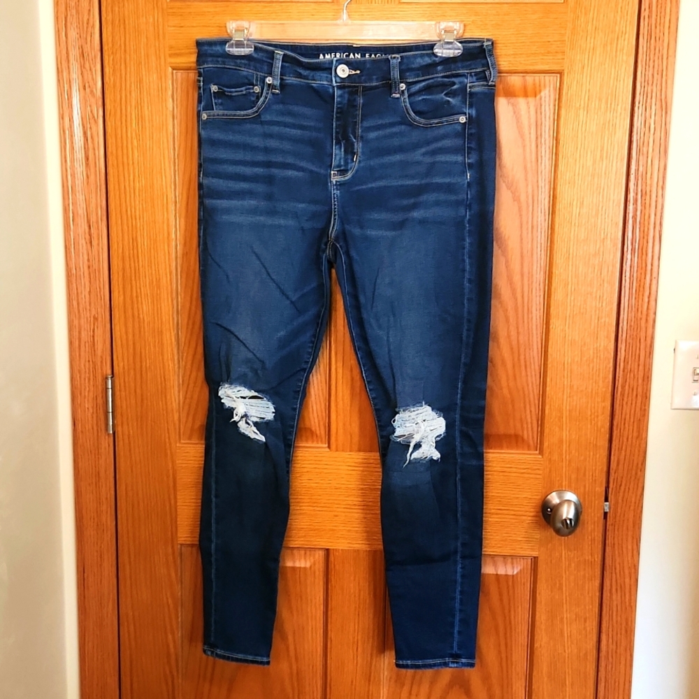 American Eagle High Rise Jegging 16 R